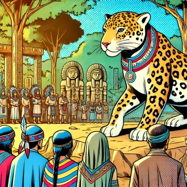 Explique por que as civilizações ameríndias veneravam os jaguares?