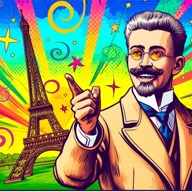 Explique por que Gustave Eiffel construiu a Torre Eiffel?