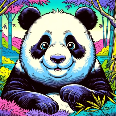 Explique por que os pandas têm manchas pretas ao redor dos olhos?